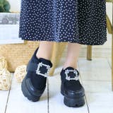 厚底ビジューバックルスニーカー | attagirl | 詳細画像29
