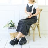 厚底ビジューバックルスニーカー | attagirl | 詳細画像36