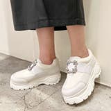 厚底ビジューバックルスニーカー | attagirl | 詳細画像60