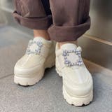 厚底ビジューバックルスニーカー | attagirl | 詳細画像87