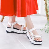 厚底パールバックルスポーツサンダル | attagirl | 詳細画像16