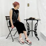 厚底パールバックルスポーツサンダル | attagirl | 詳細画像45