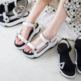 厚底パールバックルスポーツサンダル | attagirl | 詳細画像9