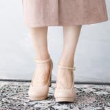 9cmチャンキーヒールラウンドトゥストラップパンプス | attagirl | 詳細画像68