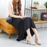 9cmチャンキーヒールラウンドトゥストラップパンプス | attagirl | 詳細画像81