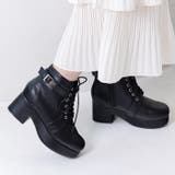 レースアップベルトショートブーツ | attagirl  | 詳細画像11 