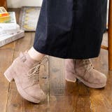 レースアップベルトショートブーツ | attagirl  | 詳細画像15 