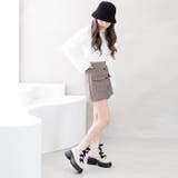 厚底リボンレースアップブーツ | attagirl  | 詳細画像26 