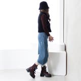 厚底リボンレースアップブーツ | attagirl  | 詳細画像32 