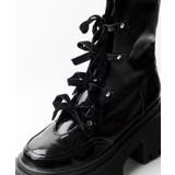 厚底リボンレースアップブーツ | attagirl  | 詳細画像5 