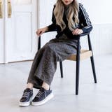 厚底ラインストーンスニーカー | attagirl  | 詳細画像20 