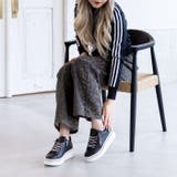 厚底ラインストーンスニーカー | attagirl  | 詳細画像21 