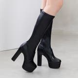 厚底ハイヒールロングブーツ | attagirl  | 詳細画像10 