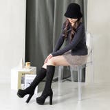 厚底ハイヒールロングブーツ | attagirl  | 詳細画像22 