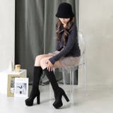 厚底ハイヒールロングブーツ | attagirl  | 詳細画像23 