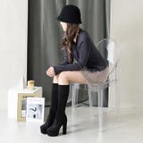 厚底ハイヒールロングブーツ | attagirl  | 詳細画像24 