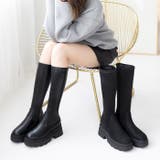 厚底タンクソールロングブーツ | attagirl | 詳細画像9