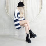 厚底スニーカーソールストレッチブーツ | attagirl  | 詳細画像22 