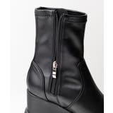 厚底スニーカーソールストレッチブーツ | attagirl  | 詳細画像6 