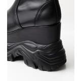 厚底スニーカーソールストレッチブーツ | attagirl  | 詳細画像7 