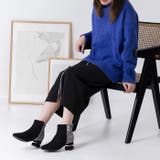 メタルラインヒールツイードブーツ | attagirl  | 詳細画像24 