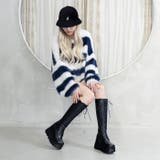 厚底ソールレースアップロングブーツ | attagirl  | 詳細画像28 