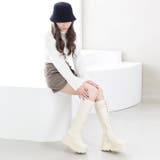 厚底ソールレースアップロングブーツ | attagirl  | 詳細画像33 