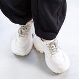 厚底ストーンリボンスニーカー | attagirl  | 詳細画像12 