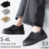 厚底スパンコールスリッポンスニーカー | attagirl  | 詳細画像1 