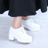 秋冬の新色♪7.5cm ヒール 厚底 ハイヒール レースアップ シューズ | attagirl | 詳細画像17