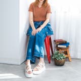厚底ナローストラップサンダル | attagirl | 詳細画像39