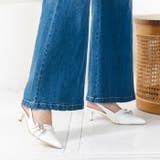 ホワイトスムース | バックベルトミュールパンプス | attagirl