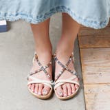 ベージュスエード | フラットソールサンダル | attagirl 