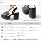 厚底ヒールアンクルストラップサンダル | attagirl | 詳細画像9