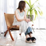 厚底ギャザーデザインミュールサンダル | attagirl | 詳細画像26
