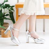 シルバースムース | アンクルストラップセパレートパンプス | attagirl