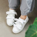 ホワイト | 厚底ダブルリボンスニーカー | attagirl 