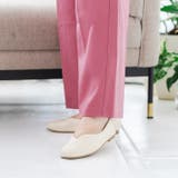 Vカットアシンメトリーフラットシューズ | attagirl  | 詳細画像12 