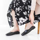 Vカットアシンメトリーフラットシューズ | attagirl  | 詳細画像18 