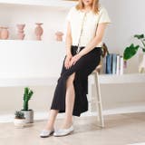 Vカットアシンメトリーフラットシューズ | attagirl  | 詳細画像34 