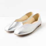 Vカットアシンメトリーフラットシューズ | attagirl  | 詳細画像4 