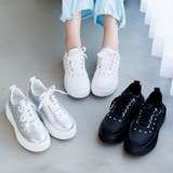 厚底ストーンデザインスニーカー | attagirl | 詳細画像8