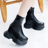 厚底スニーカーソールストレッチブーツ | attagirl  | 詳細画像12 