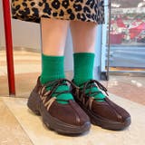 ダークブラウンスエード | レースアップバレエスニーカー | attagirl 