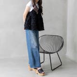 メッシュ編みウェッジミュールサンダル | attagirl  | 詳細画像21 