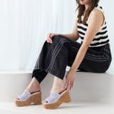 メッシュ編みウェッジミュールサンダル | attagirl  | 詳細画像41 