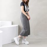 厚底キャンバスハイカットスニーカー | attagirl  | 詳細画像29 