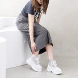 厚底キャンバスハイカットスニーカー | attagirl  | 詳細画像33 