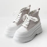 厚底キャンバスハイカットスニーカー | attagirl  | 詳細画像4 