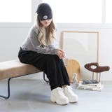 厚底レースアップスニーカー | attagirl  | 詳細画像28 